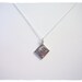 Tiny Jane Eyre by Charlotte Brontë Literary Book Charm Necklace in Sterling Silver with a Delicate 18" Sterling Silver Cable Chain