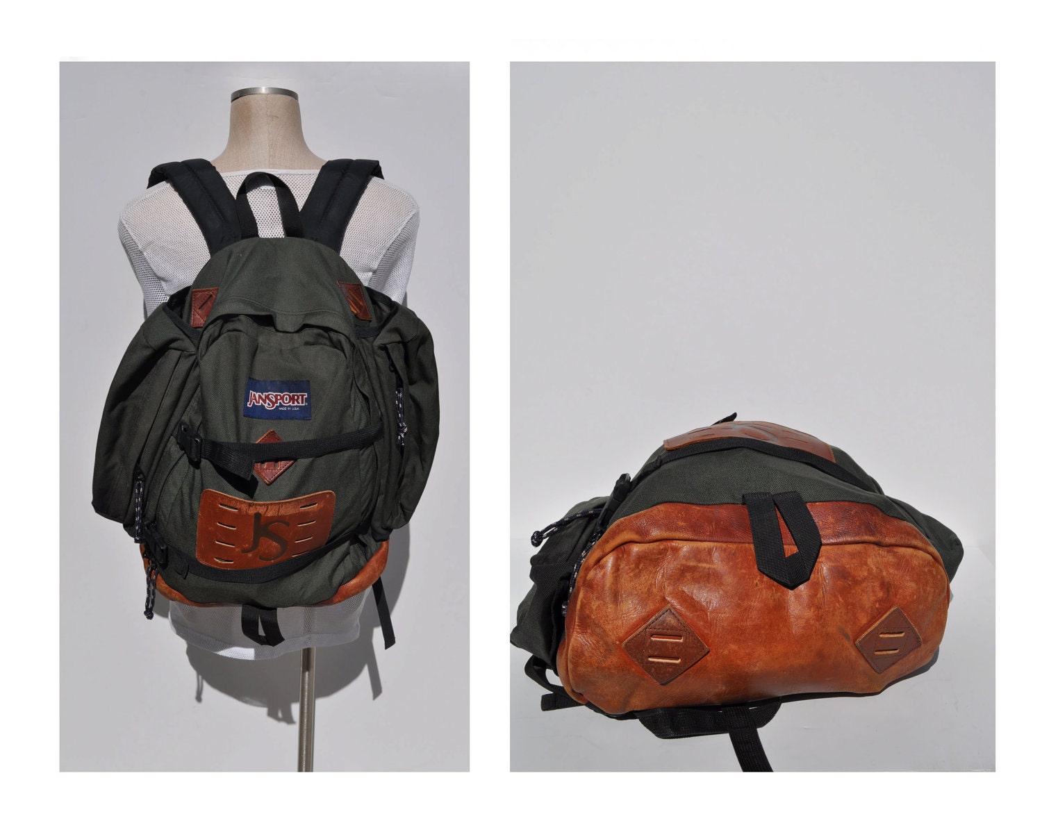 jansport leather bottom