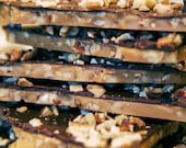 Nantucket Holiday Artisan Toffee English Toffee(butter crunch) 10 oz. Dark Chocolate Bark