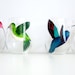 Hummingbird Party Stemless Wine Glasses- Set of 4