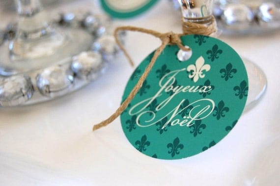 Joyeux Noel Printable Christmas Dinner - DIY - Charity listing