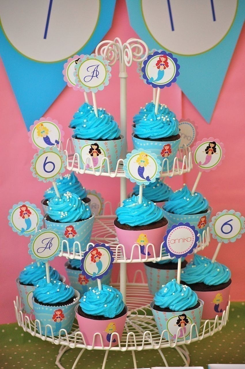 Little Mermaids Birthday Printable Party Pack - DIY