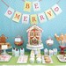 Gingerbread Christmas Cookie Printable Party Collection - DIY - SALE