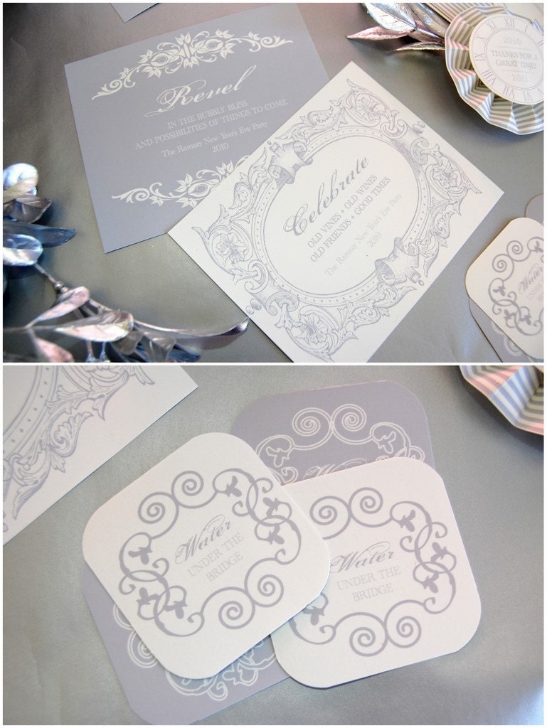 Vintage New Years Eve Printable Party - DIY