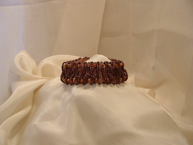 Looped Bronze Copper Bracelet