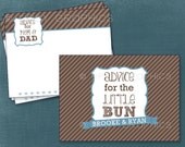 Bun in the Oven Advice & Well Wish Cards for Mom and Dad to Be. By Tipsy Graphics. Printable Cards Any Colors Il_170x135