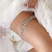 Bridal Garter - Wedding Garter with Crystals - Made to Order