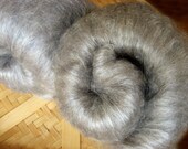 Arctic Ice - Qiviut and Silk Spinning Batt