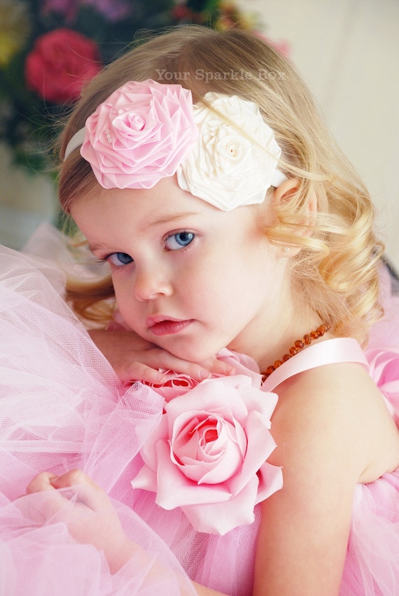 Everyday Princess headband  babies toddler girls couture