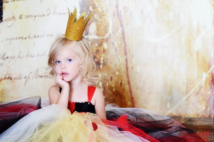 Queen of Hearts Costume Tutu Dress EXTRA LENGTH - PREORDER