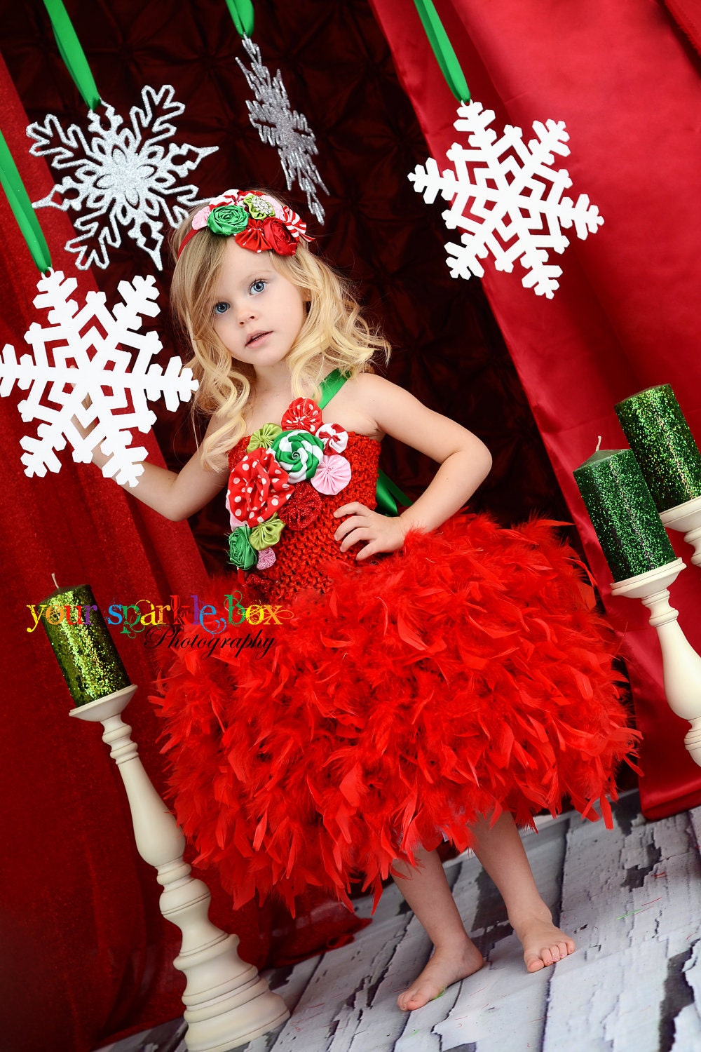 Fabulous feather skirt tutu dress - limited quantity left