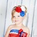 Triple Flower Headband - custom colors to match your tutu dress