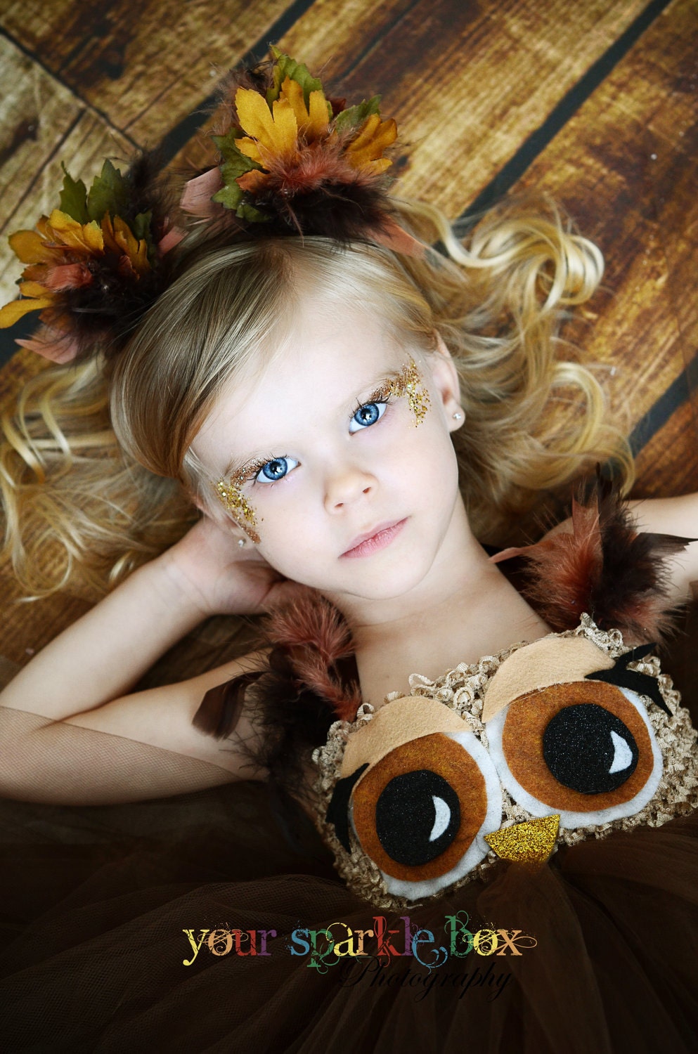 Owl tutu dress and matching headband nb -4t