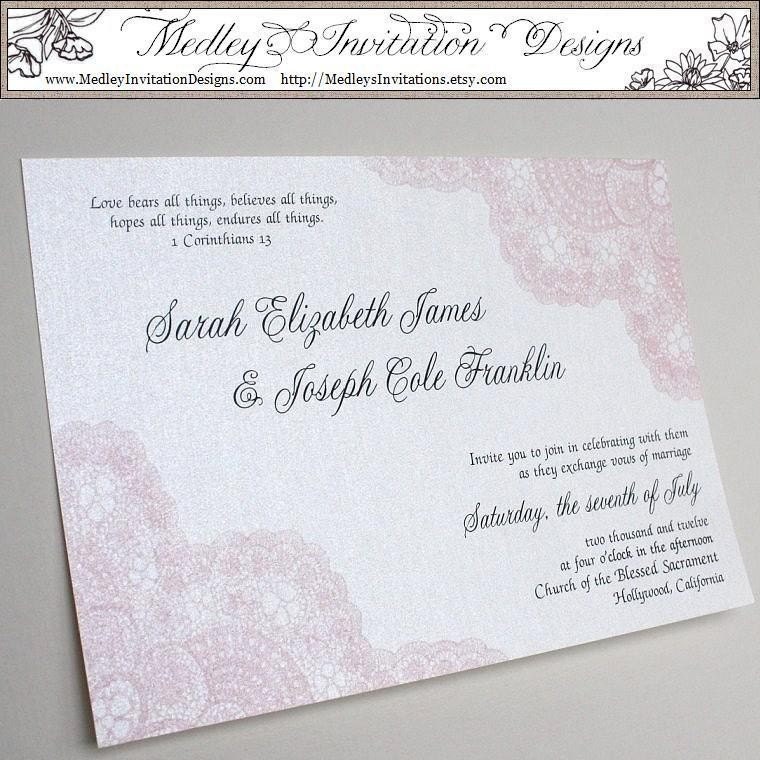 Light Pink Vintage Antique Lace