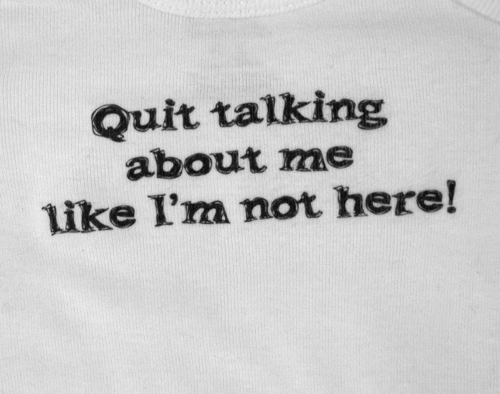 quit talking witty baby/toddler shirt or bodysuit in sizes NB to 4t punk nerd geek