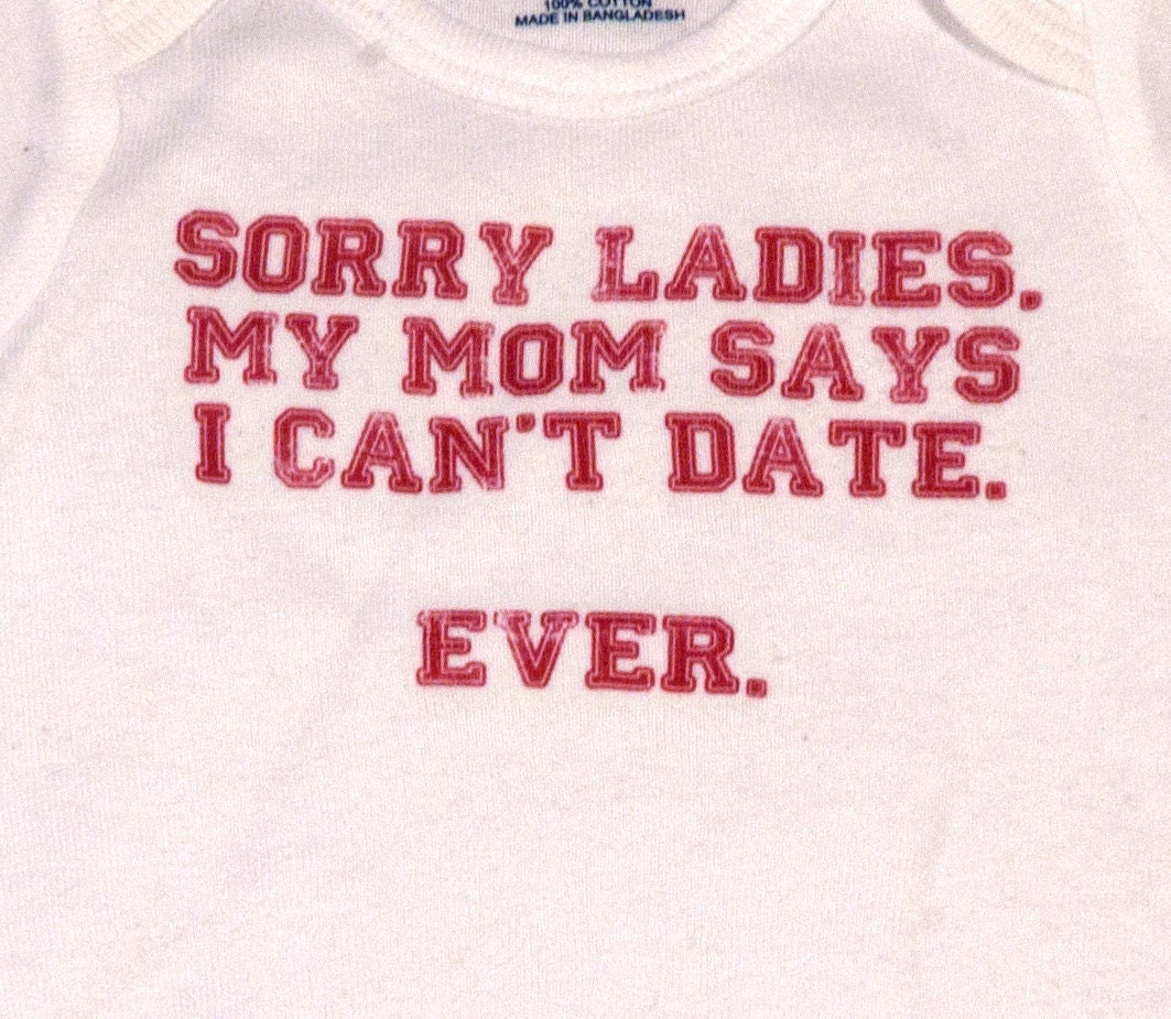 valentine baby/toddler shirt or bodysuit "sorry ladies" in sizes NB to youth