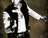 Han Solo from Star Wars Pop Art Print 11 x 14