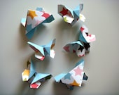 Origami Butterflies in Happy Stars