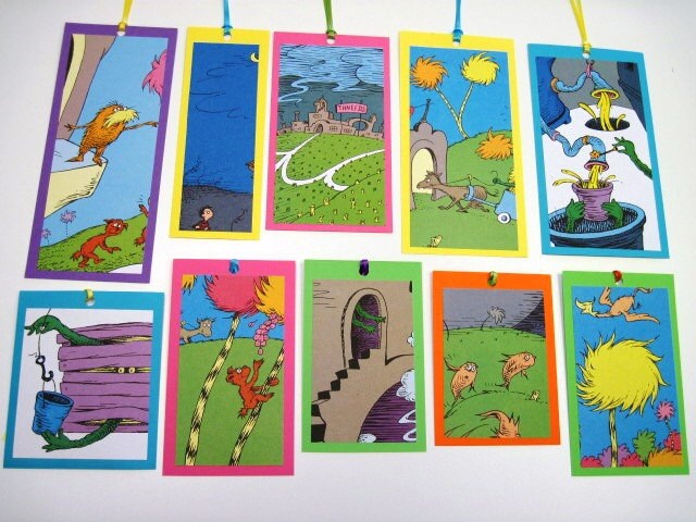 Dr Seuss Bookmarks