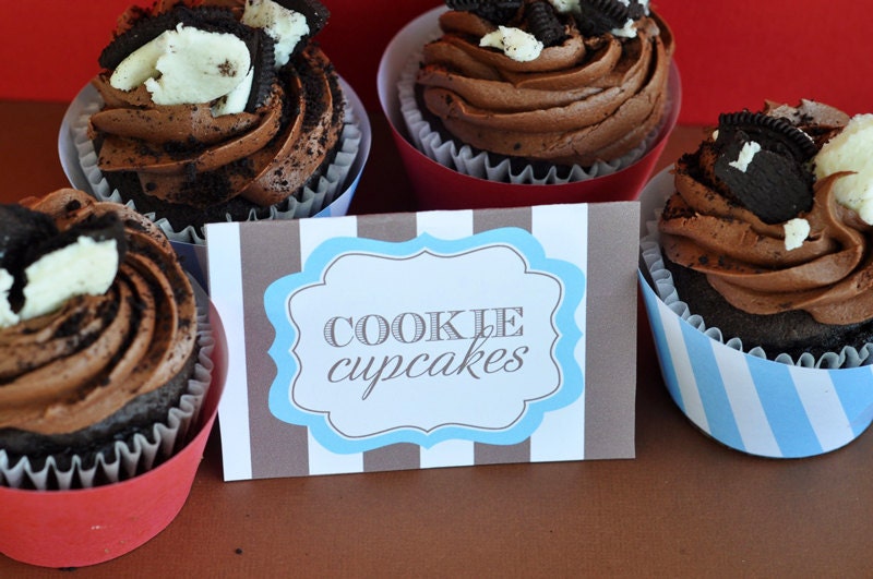 Milk and Cookie Party PRINTABLE DIY Custom Birthday Food Label from Love The Day Il_170x135