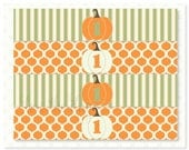 PRINTABLE DRINK LABEL - Our Little Pumpkin Birthday Party Collection by Love The Day