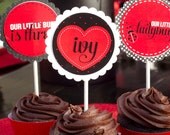 Ladybug Birthday Party PRINTABLE DIY Party Circles by Love The Day