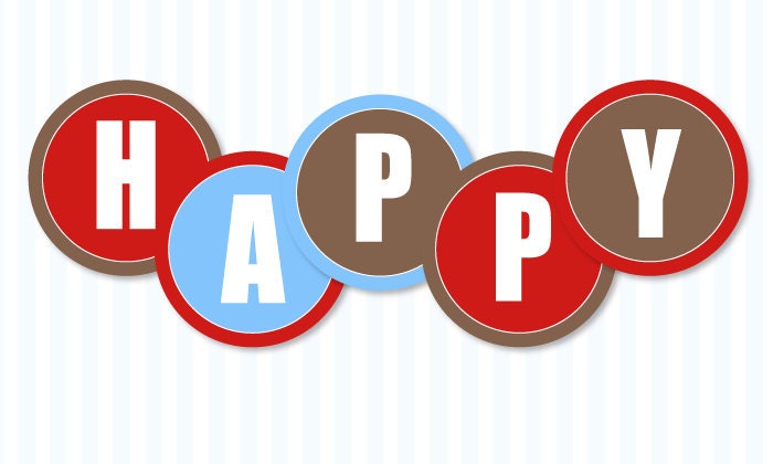 Milk and Cookie Party PRINTABLE DIY Happy Birthday Banner from Love The Day Il_570xn