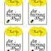 Honey Bee Birthday Party PRINTABLE Favor Tags (INSTANT DOWNLOAD) by Love The Day