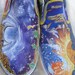 The "Night and Day" hand painted Shoes