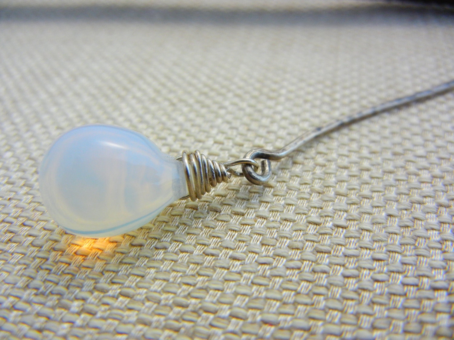 Sterling Silver Necklace Leather Choker, Modern Leather,  Bead Necklace