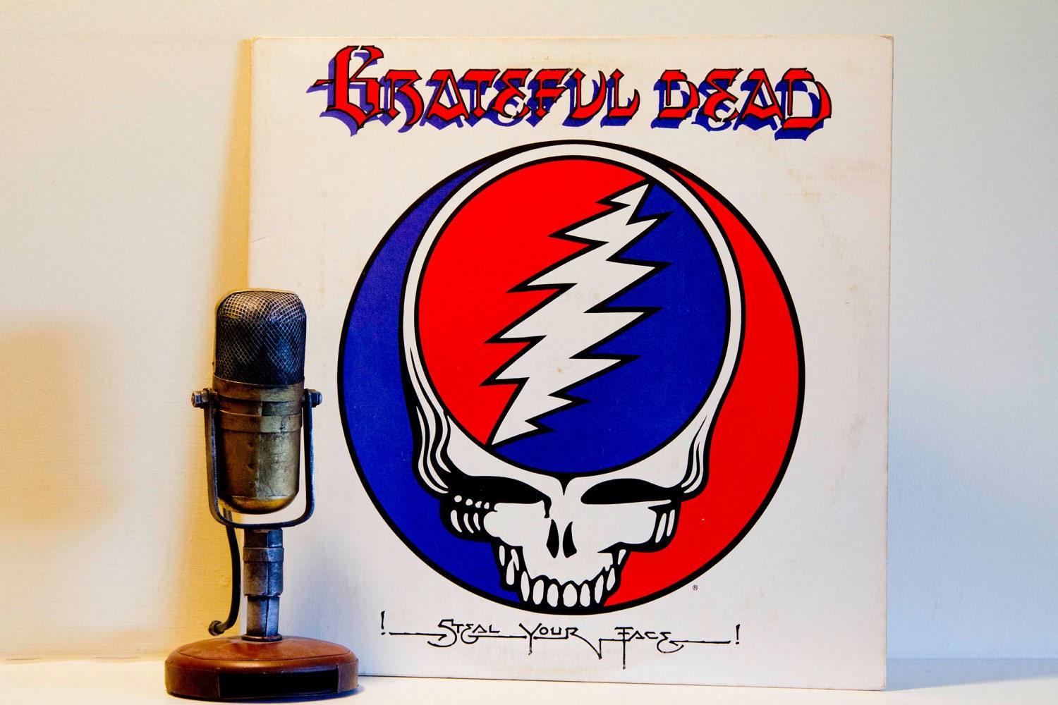 Vinyl Record Album Grateful Dead "Steal Your Face" (1979 Gatefold 2LP White Label, Grateful Dead Records with "Sugaree", "Casey Jones")