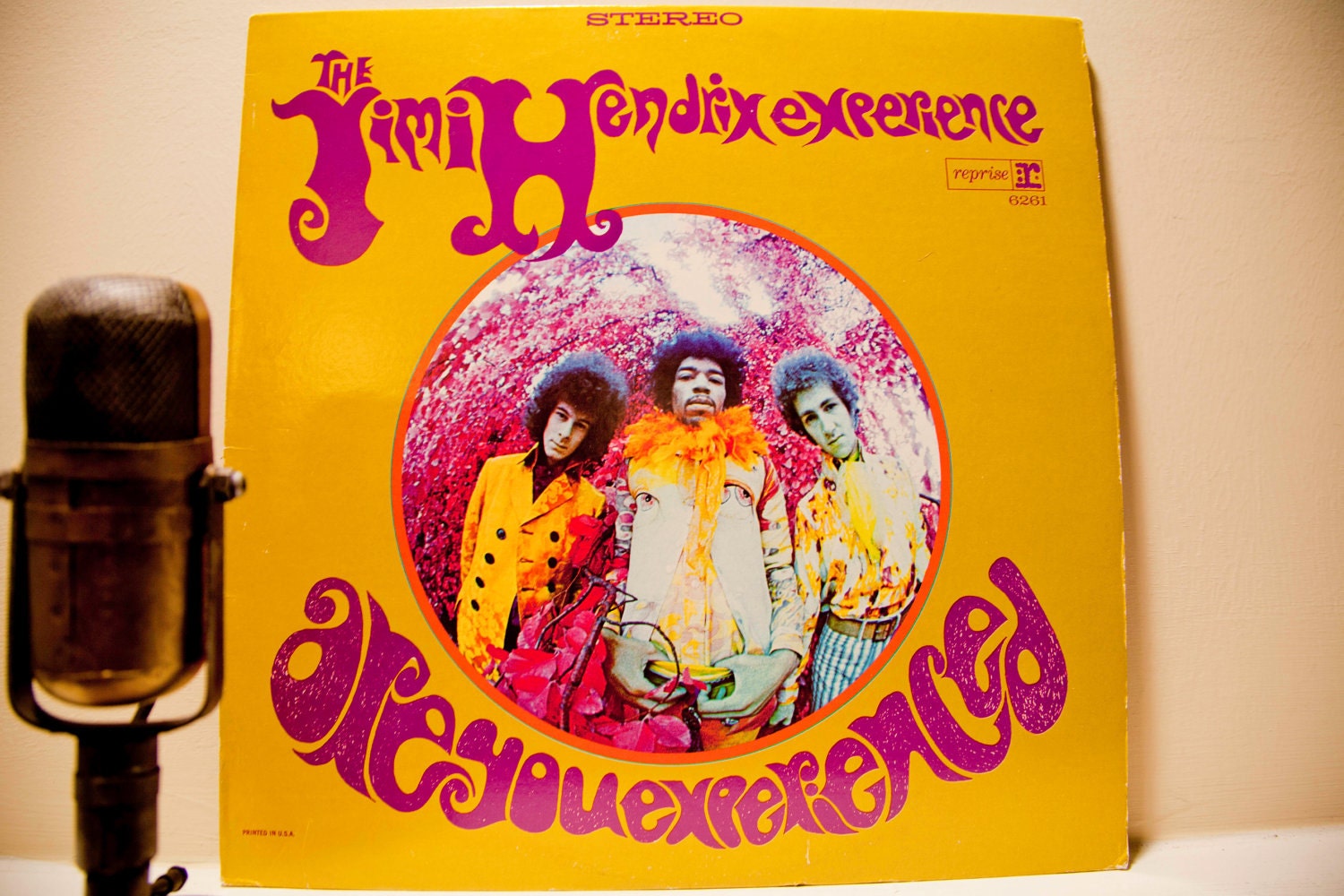 Vintage Vinyl Classic Rock LP Album, The Jimi Hendrix Experience - "Are You Experienced" (1979 Reprise re-issue w/ "Purple Haze")