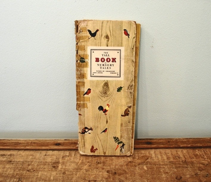 Vintage Children's Nursery Tales Book Battered Worn
