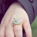 Life is an endless tea party - a tiny teacup ring,  the perfect ring to cheer up your day - Free shipping