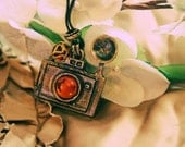 Old fashion Camera necklace
