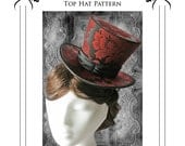 Buckram 3/4 Top Hat Millinery Sewing Pattern (3/4BHP)