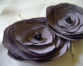 Storm Flowers. hair pins pair