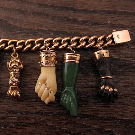 Gold Figa Charm Bracelet