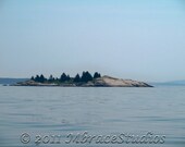 Island Landscape Photo Canvas - 11x14 Coastal Scene