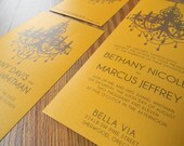Chandelier Elegance Wedding Invitations