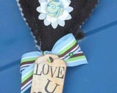EASTER SALE Chocolate Felt Lollipop Handmade