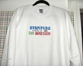 Rubber stampers embroidered sweatshirt-perfect for Convention-Stampin' Up