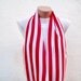 infinity scarf Loop scarf Neckwarmer Necklace scarf Fabric scarf White Red