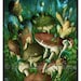 Art Print - Shrooms - Magical Mushrooms 11.7x16.5 print by John Emanuel Shannon