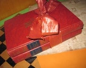 Red Books - Masterplots of World Literature Volume 1 and 2 - Vintage 1960s