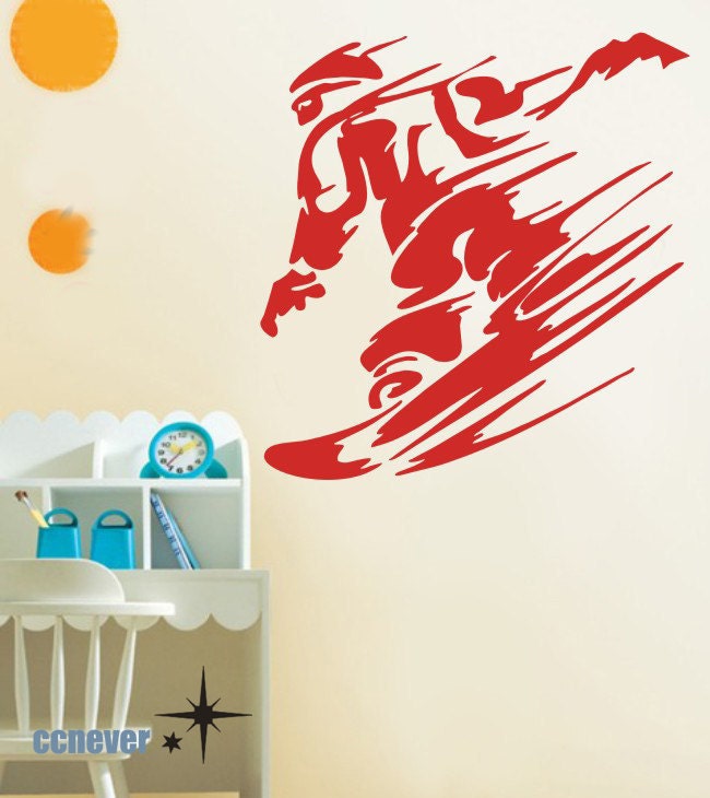COOL Snowboard Extreme Sports Vinyl Wall Decal Sticker