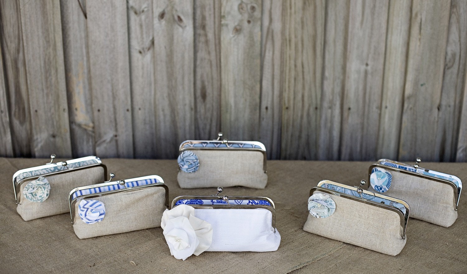 custom : bridesmaid gifts, personalized clutches