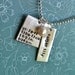 OH BABY...Hand Stamped New Baby Stats Necklace