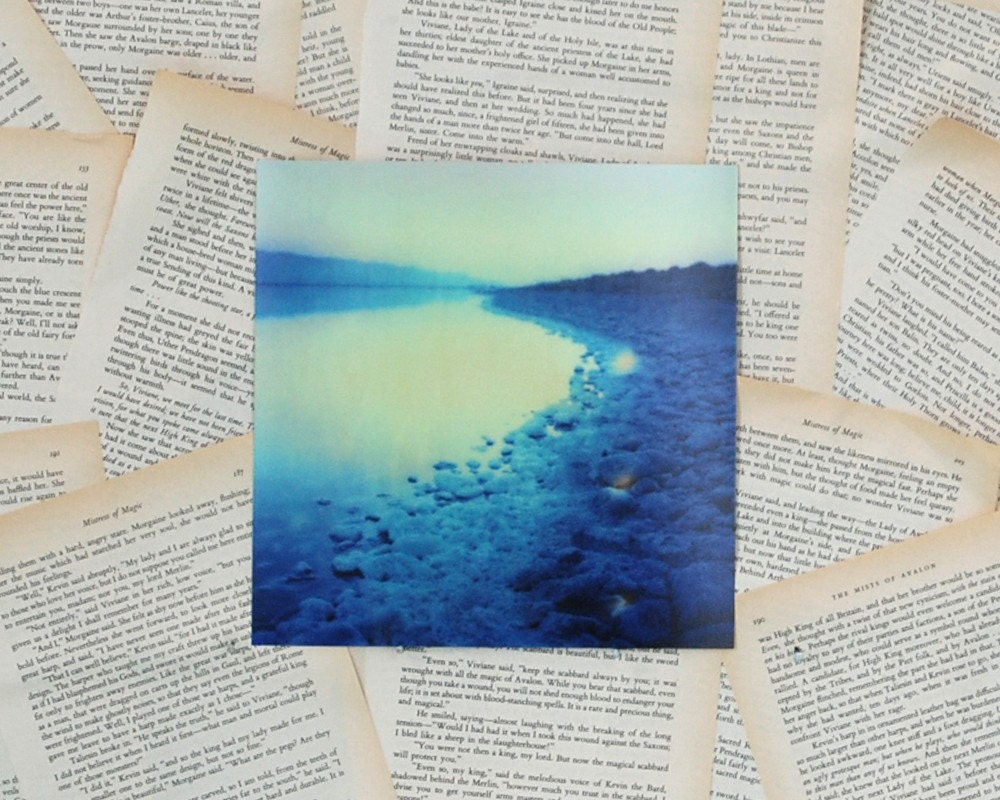 8x8 Salt Rocks Polaroid Print