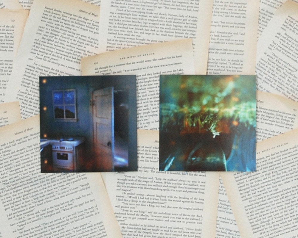 Mysterious Eyes Duo - Two 5x5 Polaroid Prints